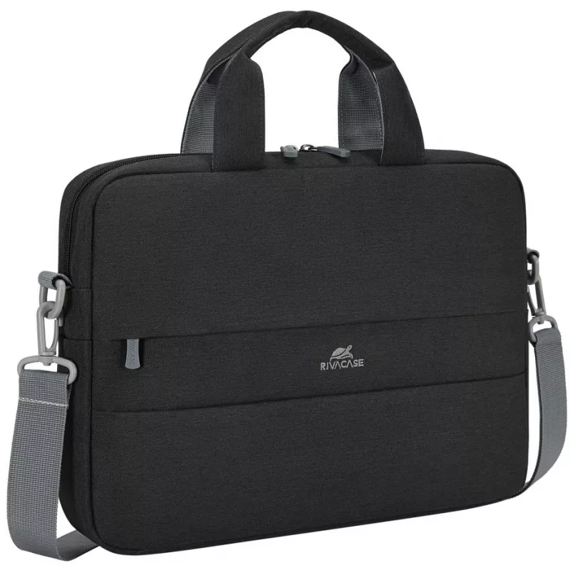 Torba na laptopa Rivacase Prater 14 cali Czarna 7522 — mieści laptopy 14-calowe, smukły ochronny pokrowiec