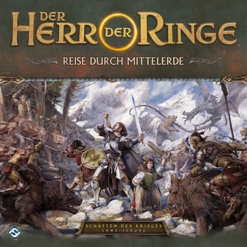 Asmodee Der Herr der Ringe - Reise durch Mittelerde: Schatten des Krieges, Gra planszowa