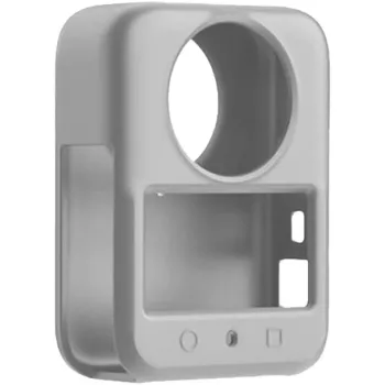 Silikonowa osłona z osłoną obiektywu PULUZ DJI Osmo 360 (szary)