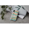 Etui na telefon iKins do iPhone XR — miętowo-czarne etui ochronne
