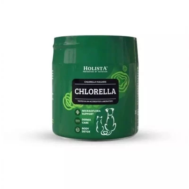 HOLISTA Chlorella - suplementy dla psów i kotów - 100g