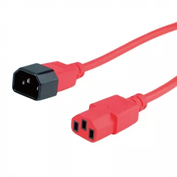 ROLINE 19.08.1531 Kabel zasilający Czerwony 3 m IEC 320 (19.08.1531)
