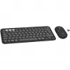 Logitech Pebble 2 Combo Bezprzewodowa Klawiatura i Mysz QWERTZ Niemiecki Grafit