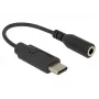 Adapter audio Delock - 24-pin USB-C (M) na mini-jack stereo 3,5 mm (W)