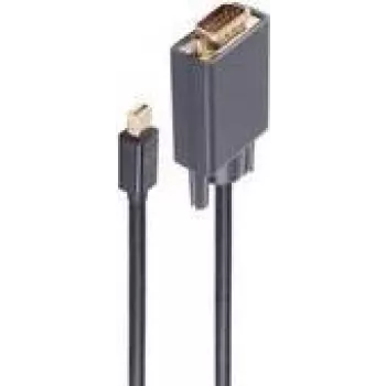 ShiverPeaks BS10-54025 - 1 m - Mini Displayport - VGA - Męski - Męski - Złoty