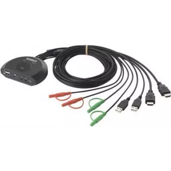 SP-KVM-210 KVM-Konsole HDMI klawiatura 4096 x 2160 Pixel (SP-10105820)