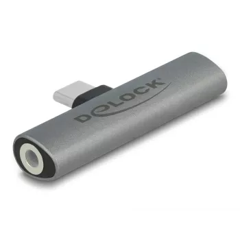 DeLOCK 64186 adapter kablowy USB Type-C USB Type-C + 3.5mm Szary