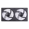 Jonsbo ZB-240BR wentylatory obudowy 120 mm Reverse Blade ARGB PWM 2 szt. - czarny
