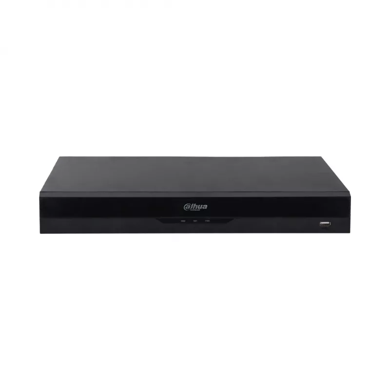 Sieciowy rejestrator wideo DAHUA NVR4208-8P-EI — 8-kanałowy NVR z 8 portami PoE, przepustowością 180/256 Mb/s, maks. 16 TB pamięci