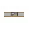 MALWA 140 szafka TV, dąb artisan/kaszmir