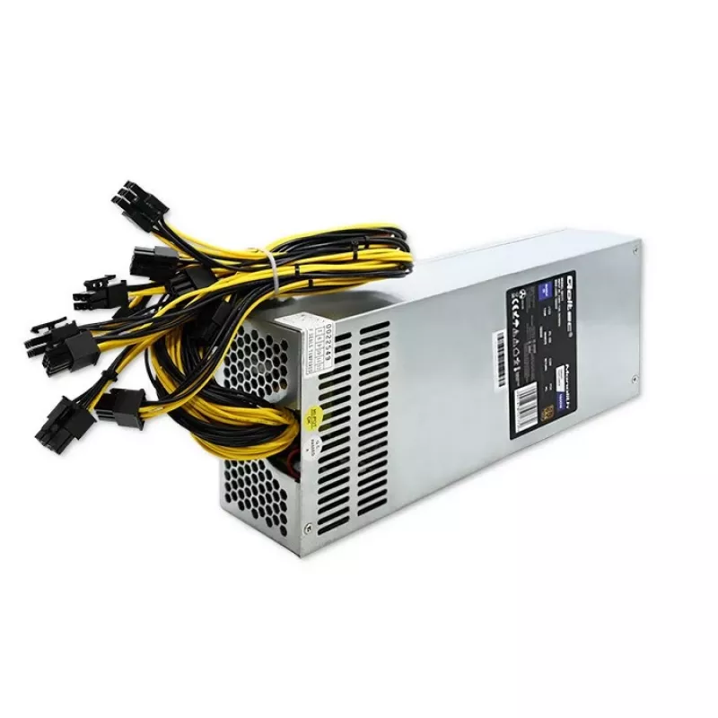 Zasilacz PCI-E Qoltec 50177 Smart 1600W | 80 Plus Gold - do kopania kryptowalut