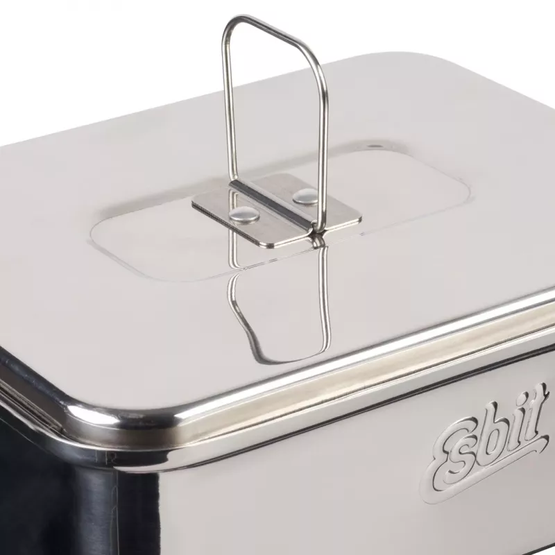 Garnek kempingowy ESBIT PT1200ST ze stali nierdzewnej 1,2 L, 554 g, srebrny