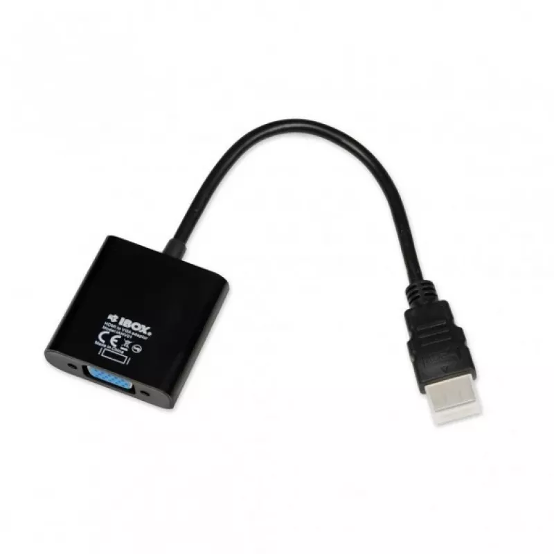 Adapter iBox IAHV01 HDMI na VGA, czarny
