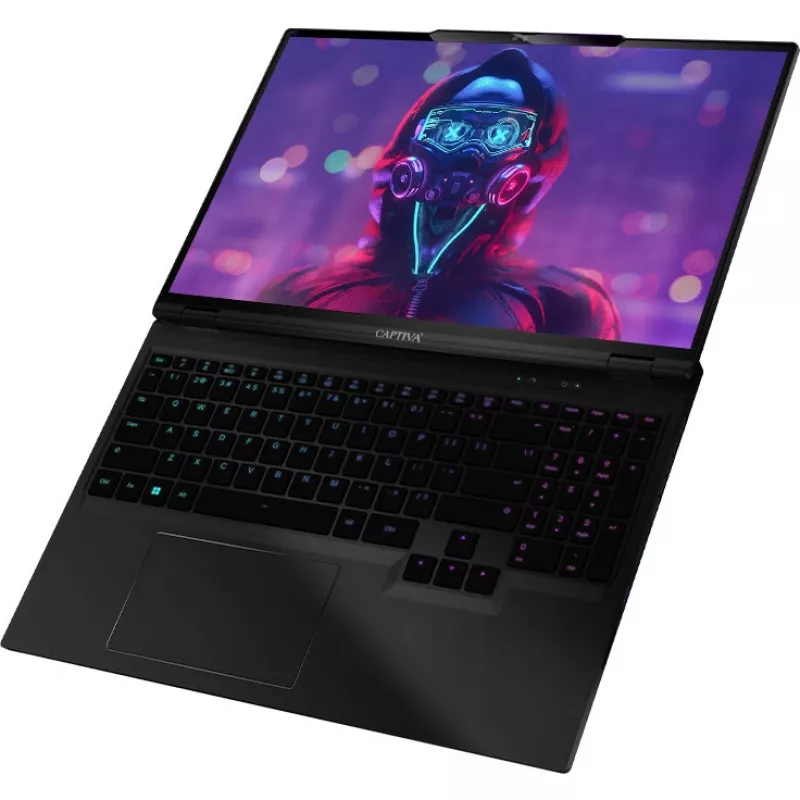 Captiva Advanced Gaming I86-221 86221 Gaming-Notebook 38,9 cm (15,3 inch) 2560x1600 - Intel Core i7-13620H - 1TB SSD - GeForce RTX 4050 - HDMI/USB-C - Windows 11 Home - Czarny (86221)