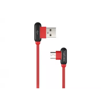 Kabel USB NATEC NKA-1201 USB 2.0 1m USB A USB C Czarny Czerwony