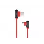 Kabel USB NATEC NKA-1201 USB 2.0 1m USB A USB C Czarny Czerwony