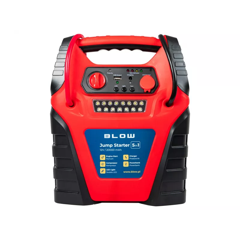 Jump Starter kompresor prostownik 5w1