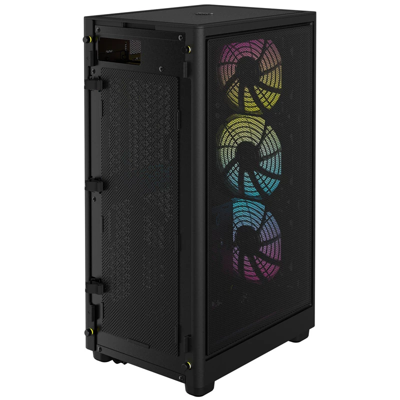 Corsair RGB AIRFLOW obudowa PC 2000D czarna Mini-ITX zasilacz w zestawie nie SFX