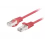 Patchcord kabel sieciowy LANBERG PCF6-20CC-0100-R RJ45 Cat.6 1M czerwony