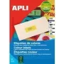 Agipa Kolorowe etykiety uniwersalne 100 A4 70 x 31 żółty