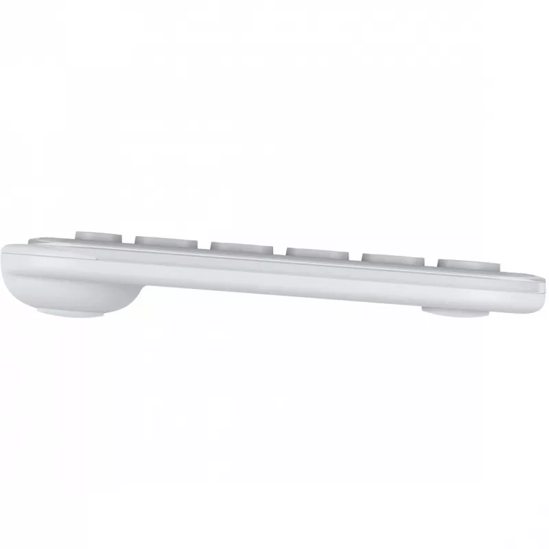 Logitech POP Icon Keys - Klawiatura - Bezprzewodowa - Bluetooth LE - QWERTY - US International - Off White, pomarańczowa (920-013072)