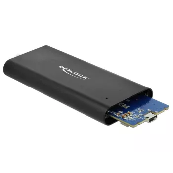 Delock - Obudowa magazynująca - M.2 - Karta M.2 NVMe - USB 3,1 (Gen 2) - Czarny (42614)