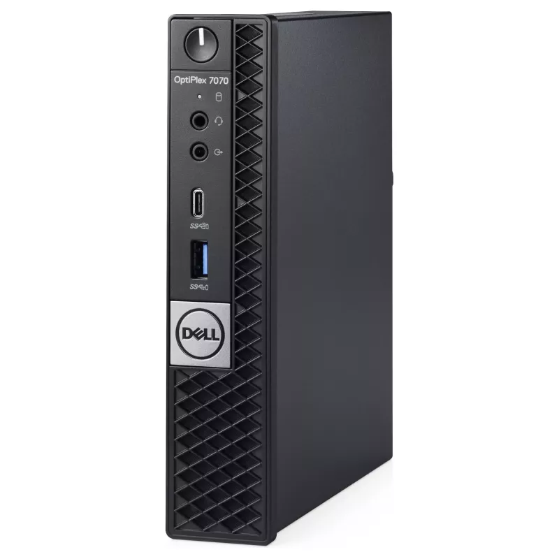 Mini PC tecXL OptiPlex 7070 MP (odnowiony) — Intel Core i3-9100T, 16 GB DDR4, 256 GB SSD, Windows 10 Pro, MFF
