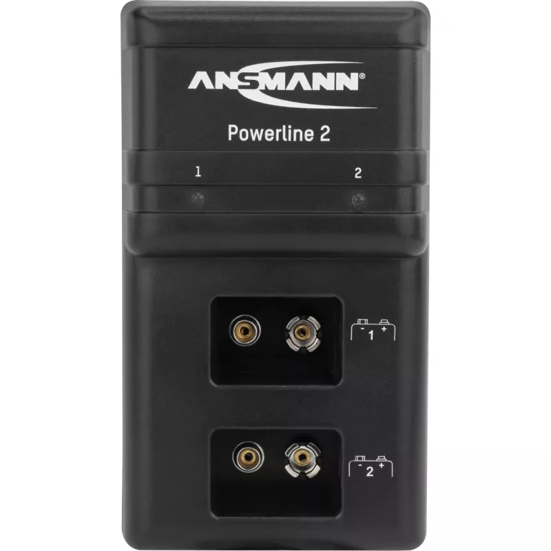 ANSMANN POWERline 2 - Ładowarka do akumulatorów - 2x9V (5107043)