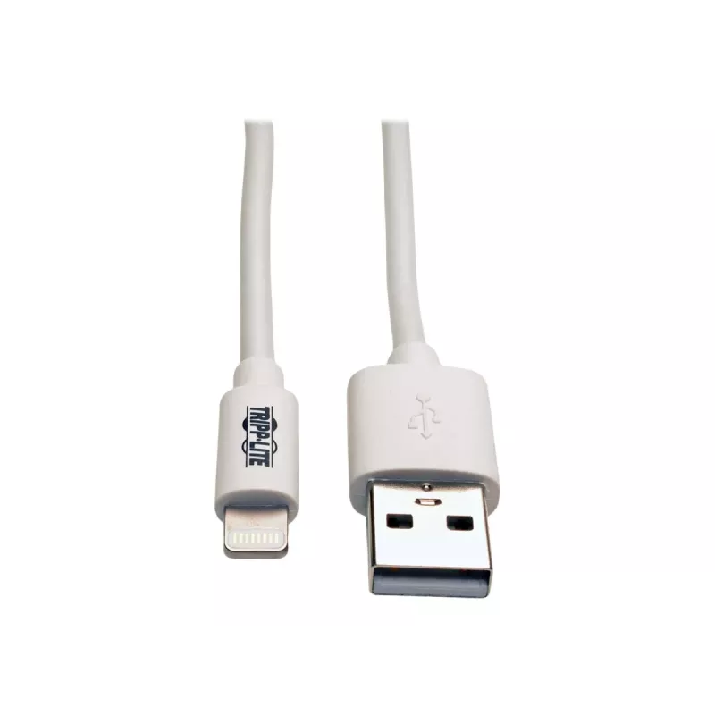 Eaton Tripp Lite Series USB-A to Lightning Sync/Charge Cable (M/M) - MFi Certified, White, 3 ft. (0.9 m) - Daten-/Netzkabel - USB männlich zu Lightnin