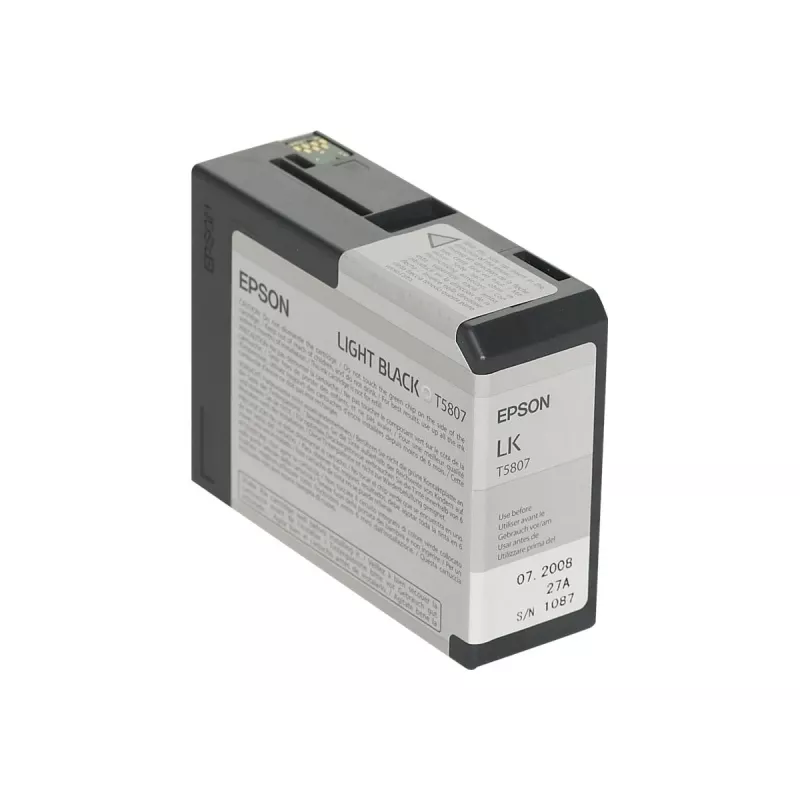 Epson Singlepack Light Black T580700, Jasny czarny, Atrament pigmentowy, 80 ml, 1 szt.