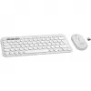 Logitech Pebble 2 Combo Set, Biały, Bezprzewodowy, Niemiecki, 920-012204