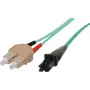 Tecline Fröhlich + Walter - Kabel krosowy - SC wielomodowy (M) - MT-RJ wielomodowy (M) - 2 m - Światłowód - 50/125 mikrometr - OM3 - turkusowy (39975003)
