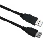 Przedłużacz USB 3.0 helos 288351, 2,0 m, czarny, męski-żeński
