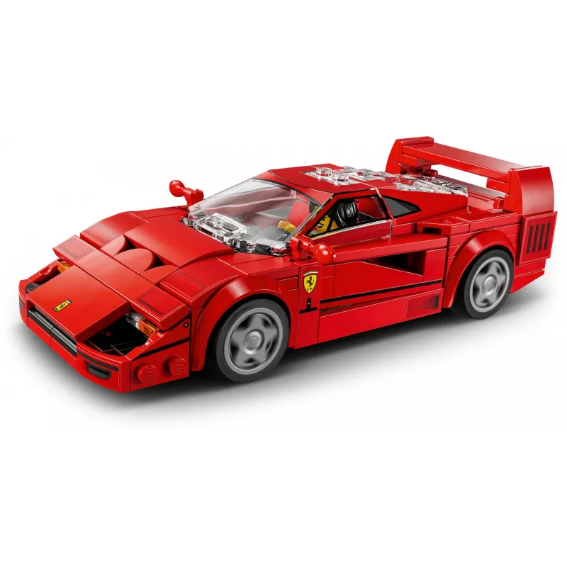 LEGO Speed Champions Ferrari F40 Supercar Zestaw do Budowania Samochodu Zabawkowego dla Chłopców i Dziewczynek od 9 Lat z Minifigurką Kierowcy