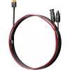 Kabel EcoFlow LMC4-XT60I-2.5M do paneli słonecznych, złącze XT60i, 2,5 m, czarno-czerwony