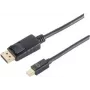 Kabel DisplayPort ShiverPeaks BS10-52025 1 m Mini DisplayPort Czarny