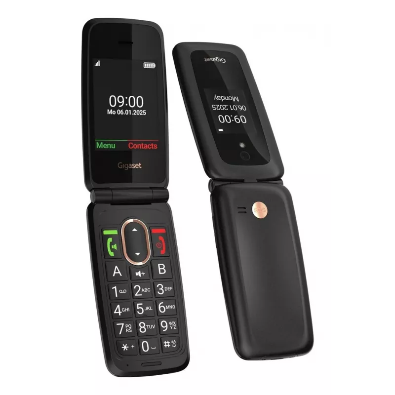 Telefon dla seniorów Gigaset GL795 7,11 cm (2,8 inch) 142 g 48MB Czarny