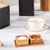 Zestaw młynków do soli i pieprzu Salter Toronto BW127821EU7 — ręczne młynki ceramiczne, kompaktowe pojemniki typu pinch-pot