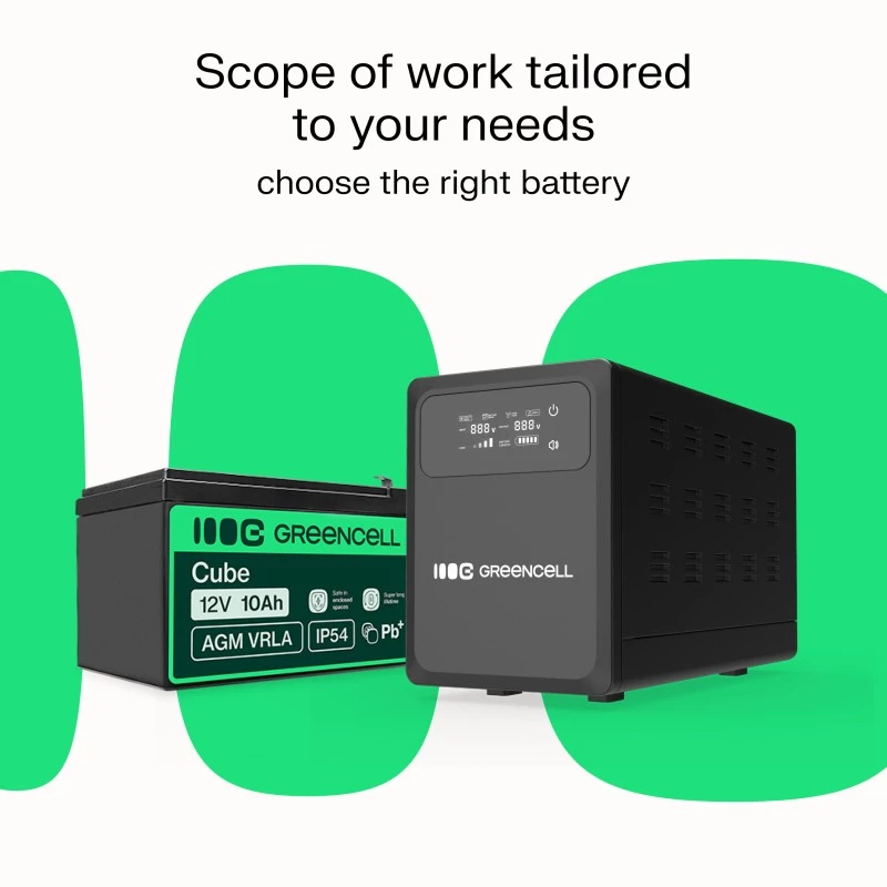 Zasilacz awaryjny UPS zielony Cell UPSLPPC1000 1000VA