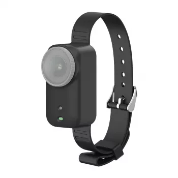 Silikonowa opaska / obroża dla zwierząt Puluz do DJI Osmo Nano (czarna)