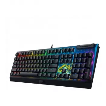 Razer CzarnyWidow V4 X żółty Switch - Fortnite Ed. - układ niemiecki - klawiatura - QWERTZ