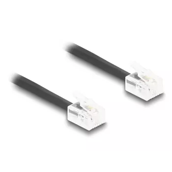 Kabel telefoniczny DeLOCK 90202 2 m Czarny