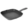 Patelnia grillowa BALLARINI 75002-941-0 kwadratowa szara 28 cm
