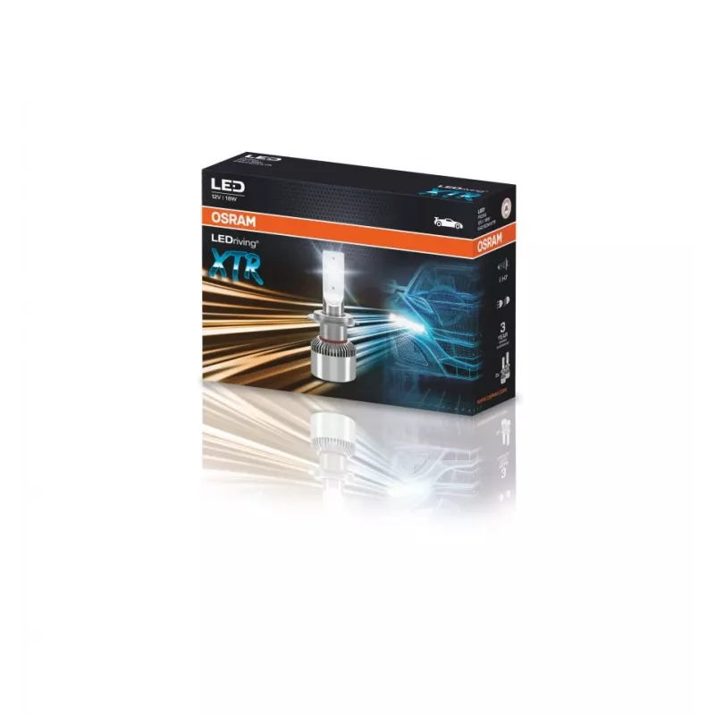 Żarówki LED do reflektorów Ledvance LEDriving XTR H7 64210DWXTR, para (2 szt.)
