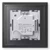 Szklany termostat ścienny Homematic IP 161570A0 — cyfrowy, czarny, 230 V, IP20