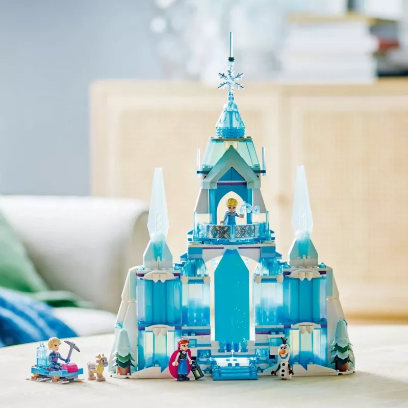 Zabawka konstrukcyjna LEGO Disney Princess Lodowy Pałac Elsy 43244 — zestaw do budowania do pomysłowej zabawy