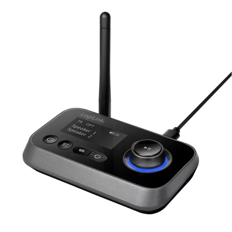 LogiLink BT0062 Nadajnik/odbiornik audio Bluetooth BT 5.0 zasięg 10 m