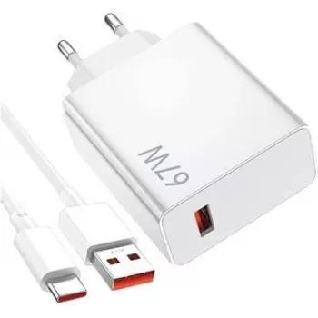 Ładowarka Xiaomi 40035 Smartfon Biała AC Wewnętrzna USB Type-C 1 Port