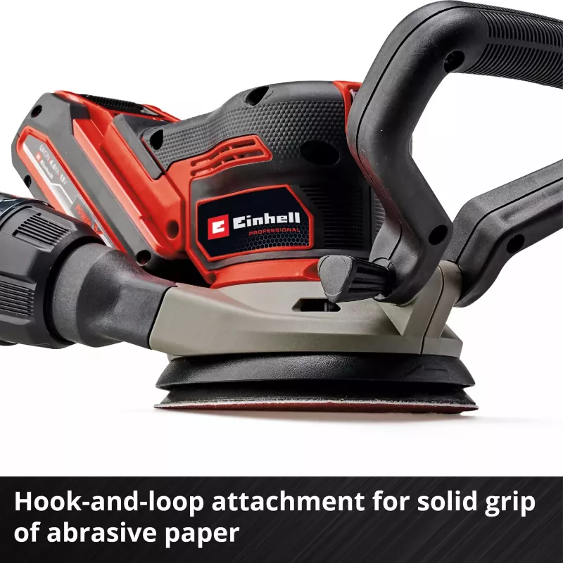 Szlifierka do podłóg EINHELL TP‑RS 18/32 Li BL Solo — 24 000 obr./min, czarno-czerwona, 1,11 kg