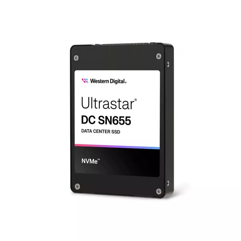 Wewnętrzny dysk SSD U.3 Western Digital Ultrastar DC SN655 15,36 TB (PCIe 4.0, NVMe 1.4b, 6800/3700 MB/s)